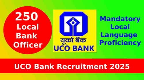 UCO Bank LBO Recruitment 2025 official details